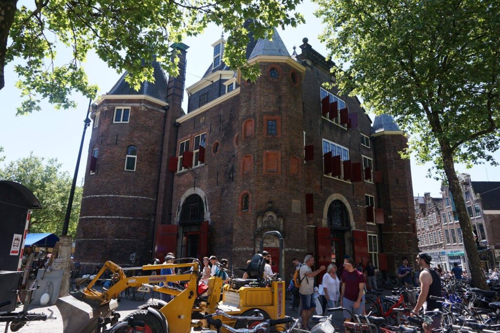 Nieuwmarket square Amsterdam
