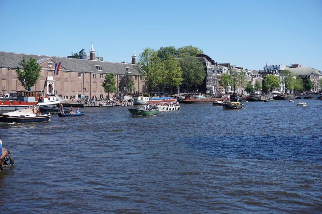 Amstel river, Amsterdam