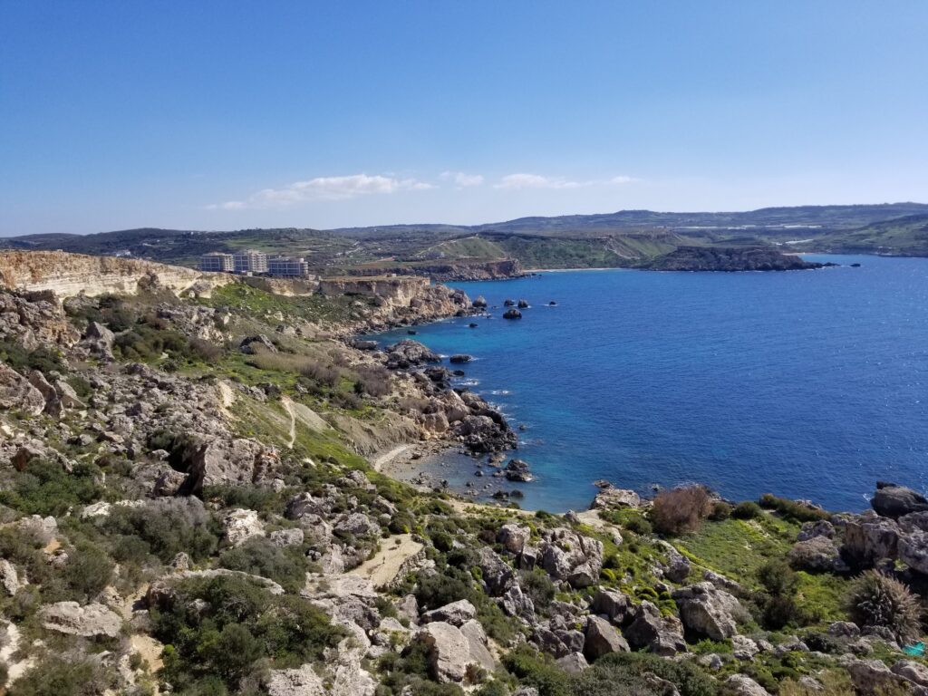 Coastal trails on Malta