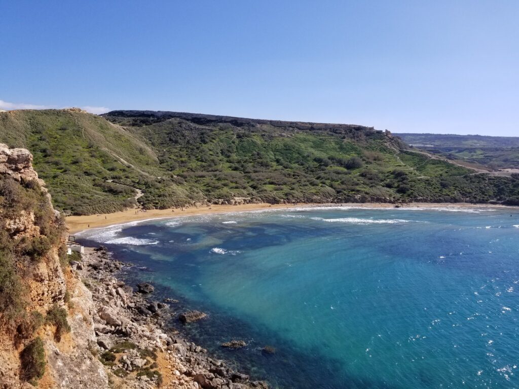 Ghajn Tuffieha Beach Malta