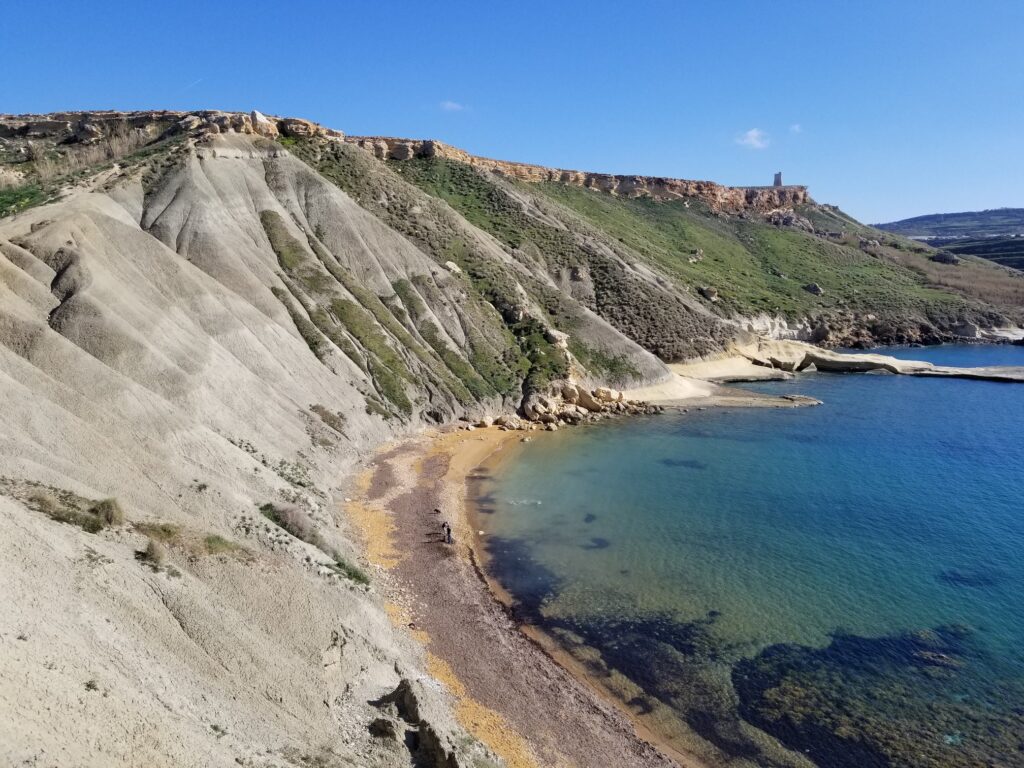 Coast of Ghajn Malta