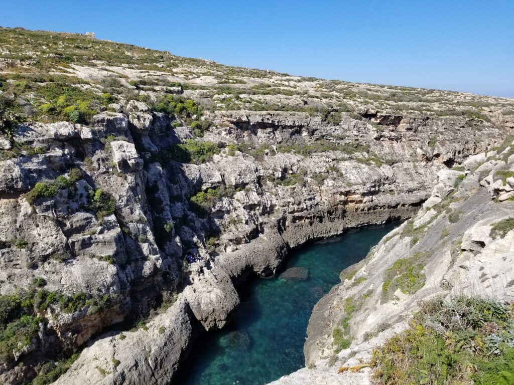 Wied il-Ghasri, Canyon Gozo, Malta
