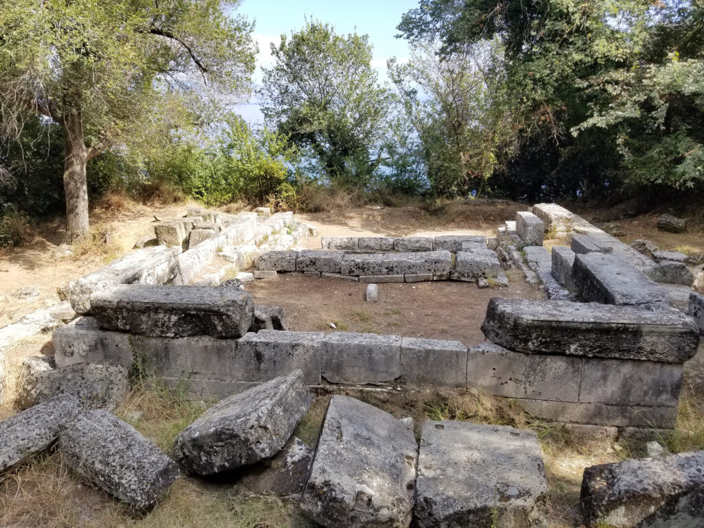 Greek temple Corfu