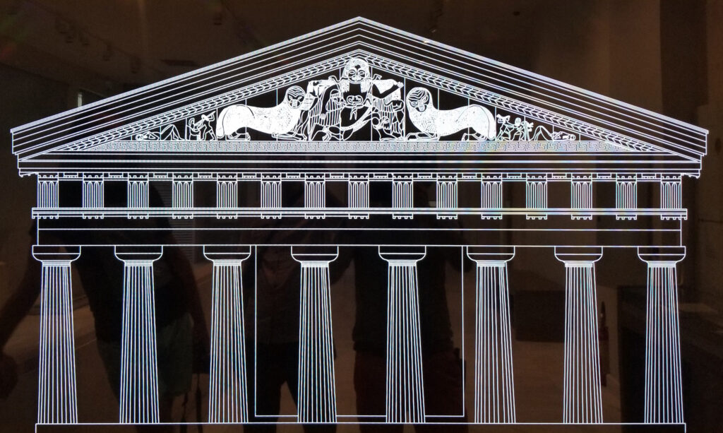 Reconstruction of Artemis temple