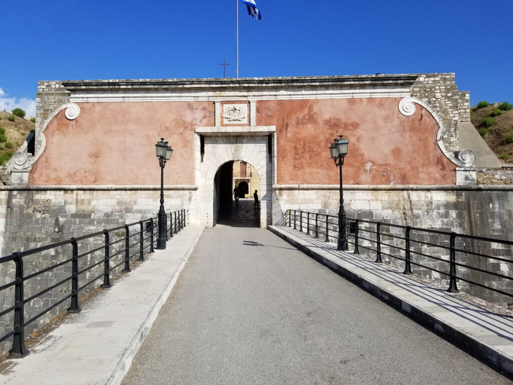 Gate Old Fortress Corfu
