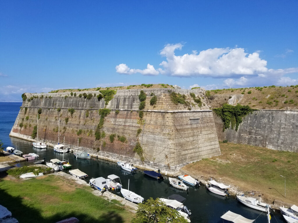 Pentagonal bastions, Old Fortress Corfu
