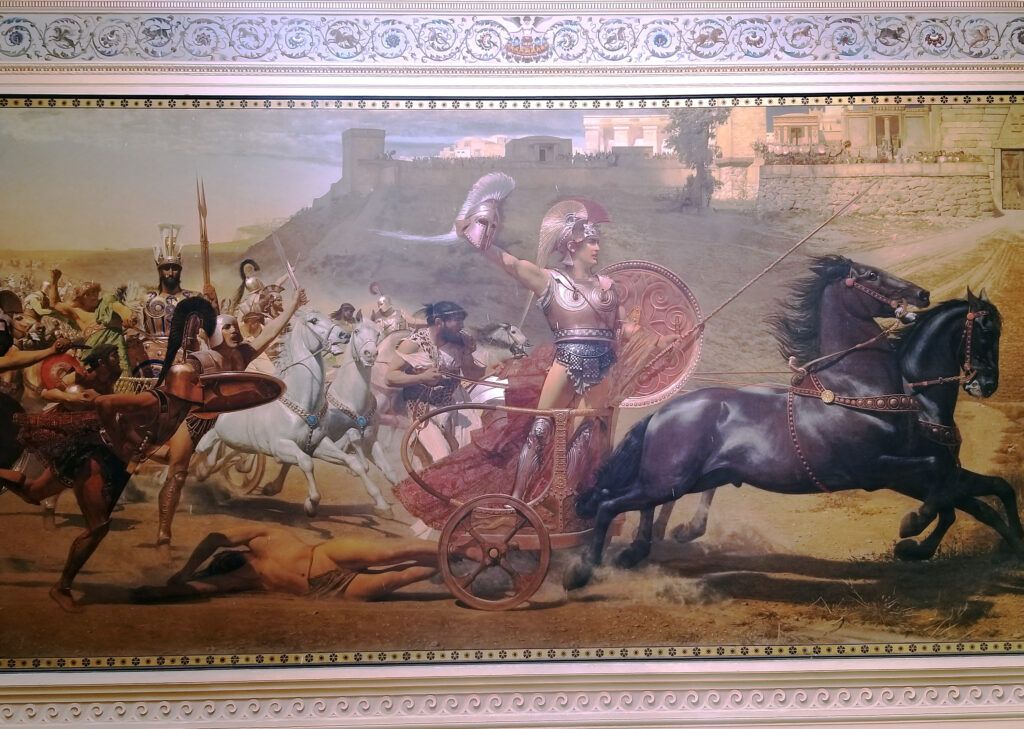 Achilles Dragging the Body of Hector, Achilleion palace