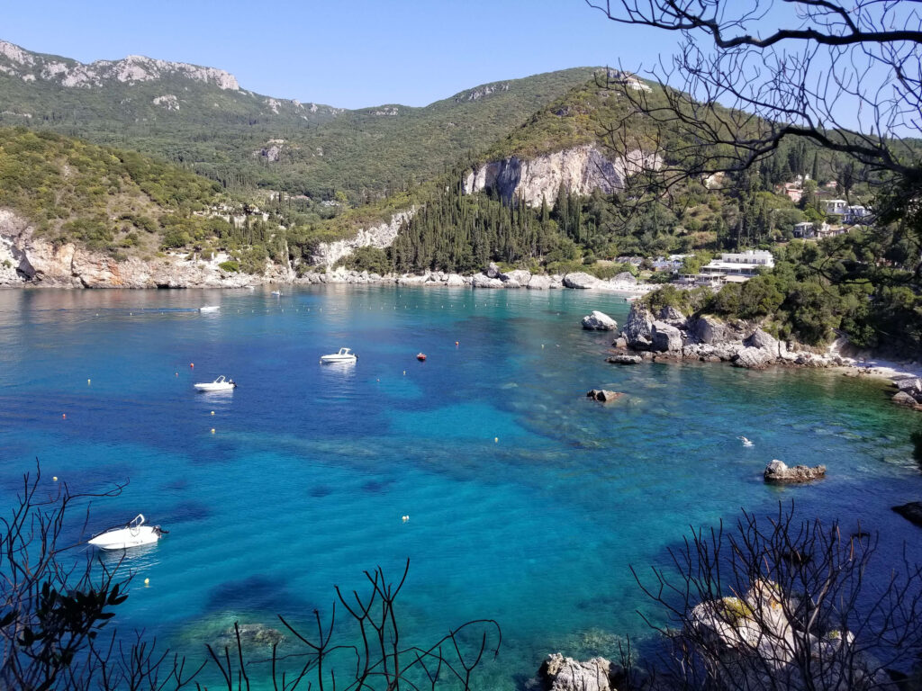 Liapades beach.