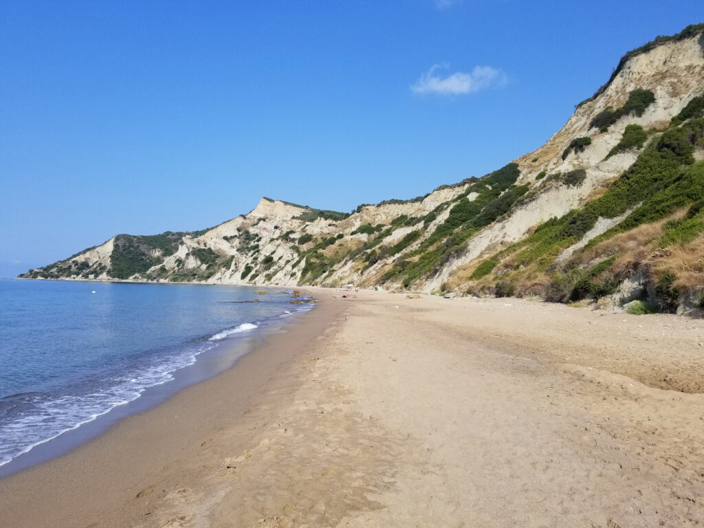 Arkudilas beach hiking Corfu