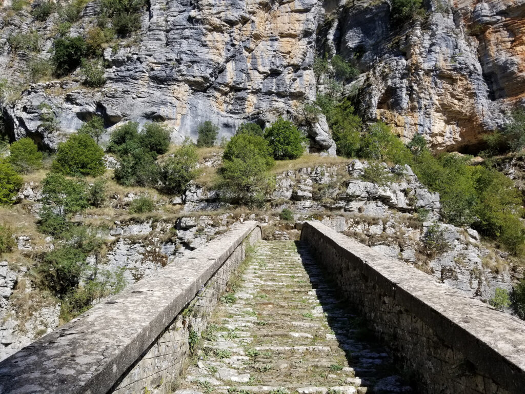Old stone bridge Greece