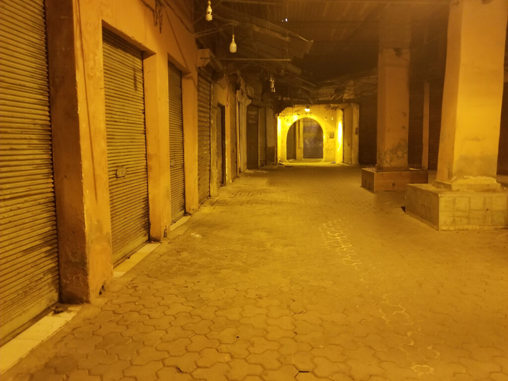 Souks of Marrakesh by night