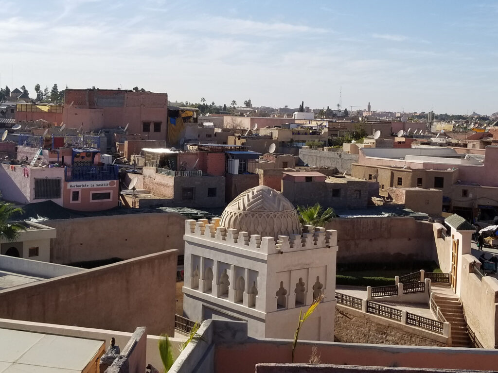 Dome (qubba) of Ben Yusuf Mosque