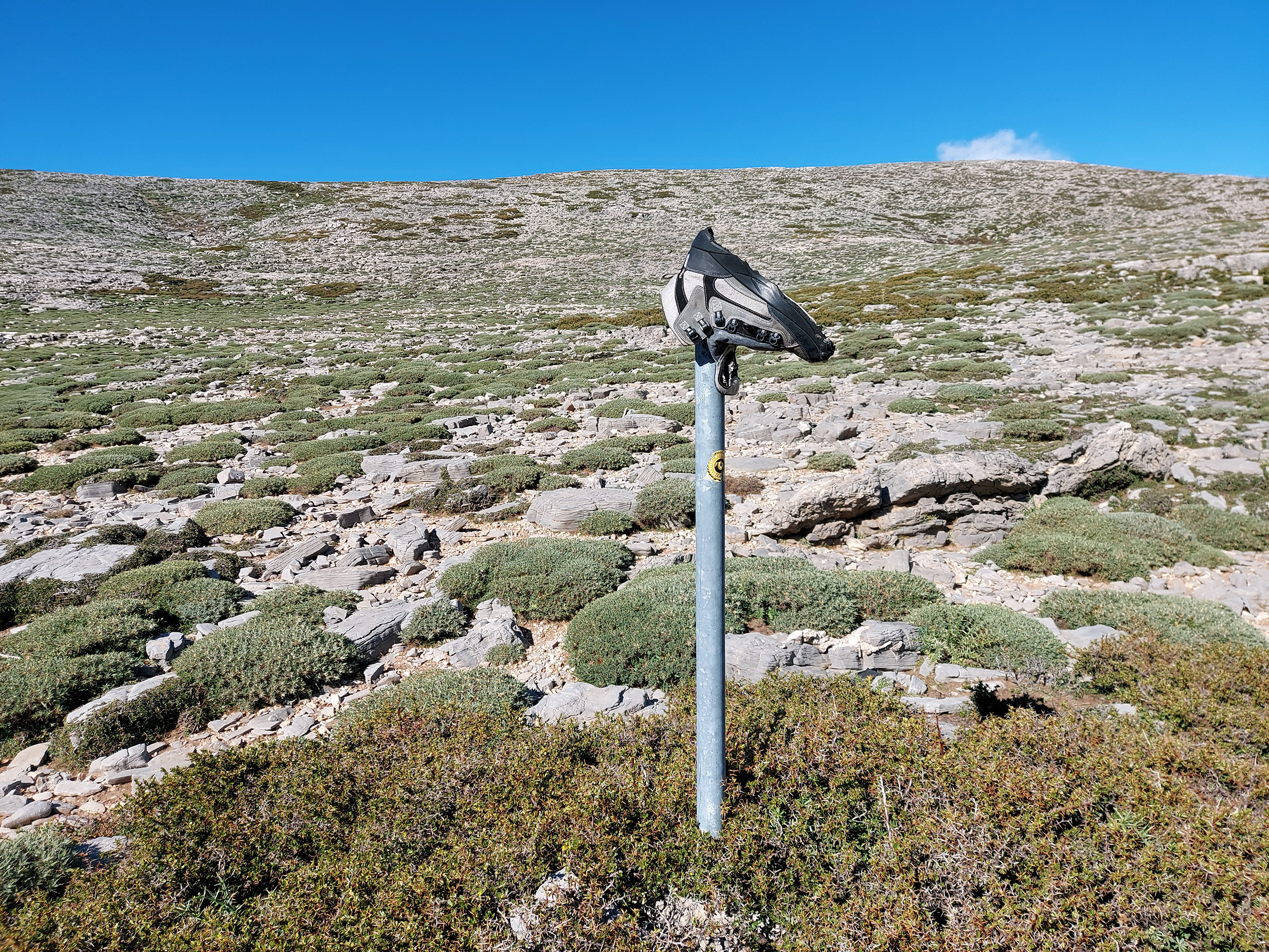 The E4, European pedestrian route, Crete