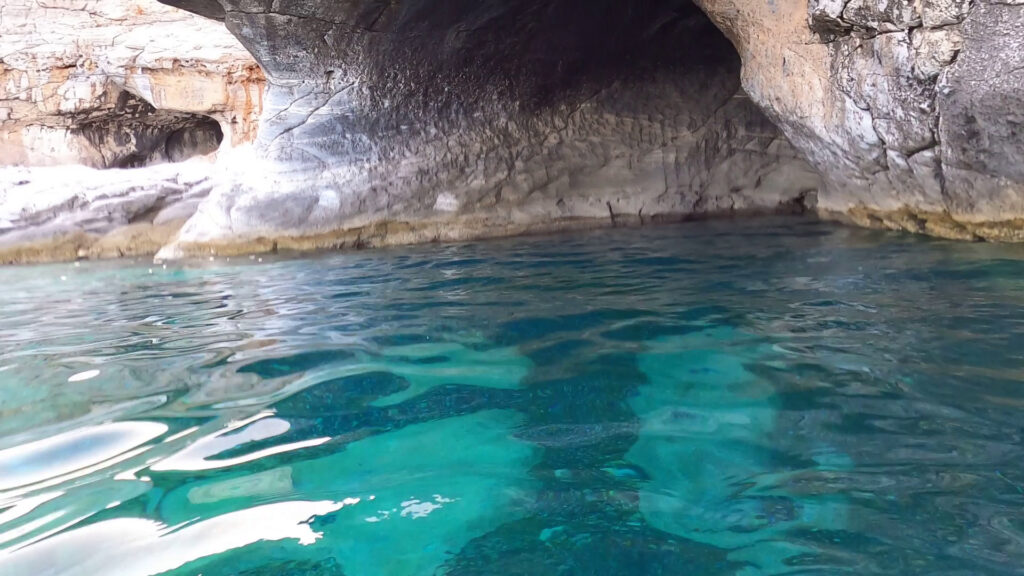 Sea caves of Marmara beach
