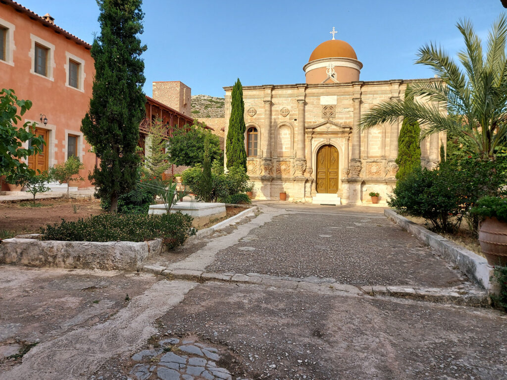 Inside of Gouverneto Monastery