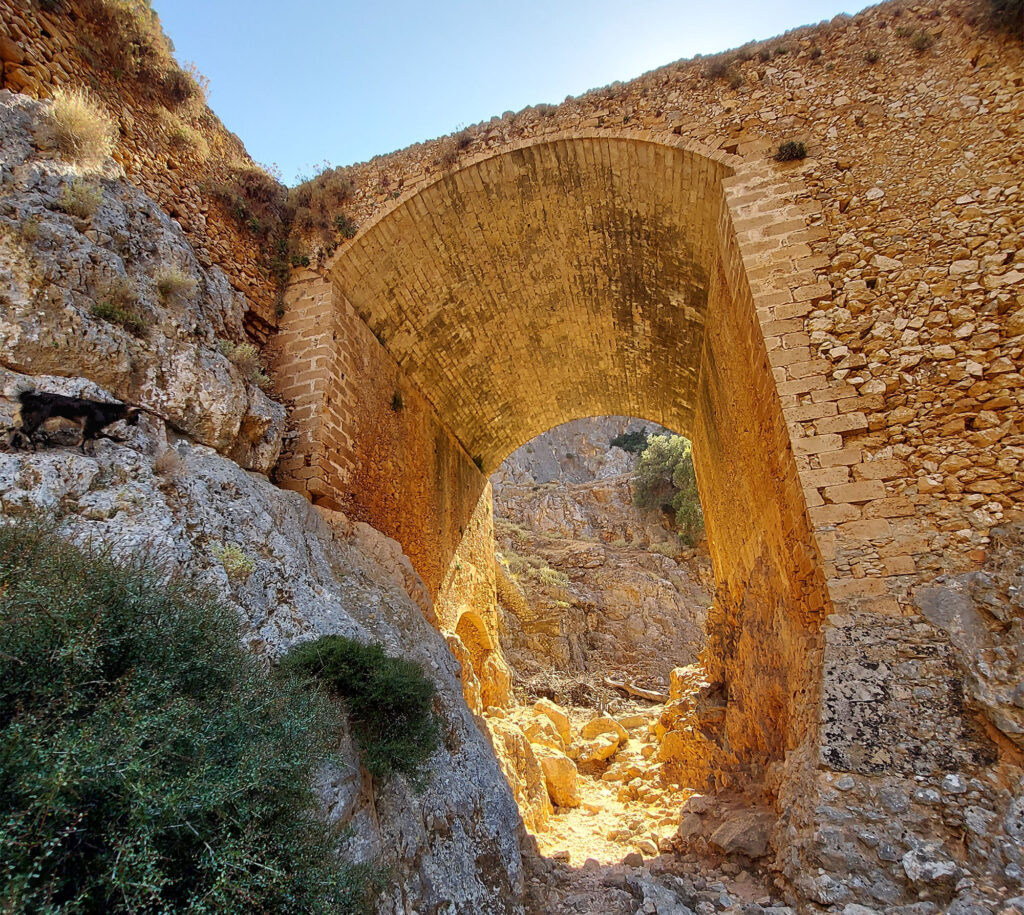 Bridge over Avlaki canyon