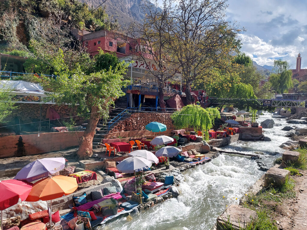 Cafe along Ouruka river