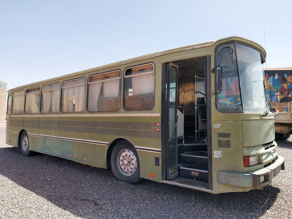 TV series Prison Break bus in Atlas Studio