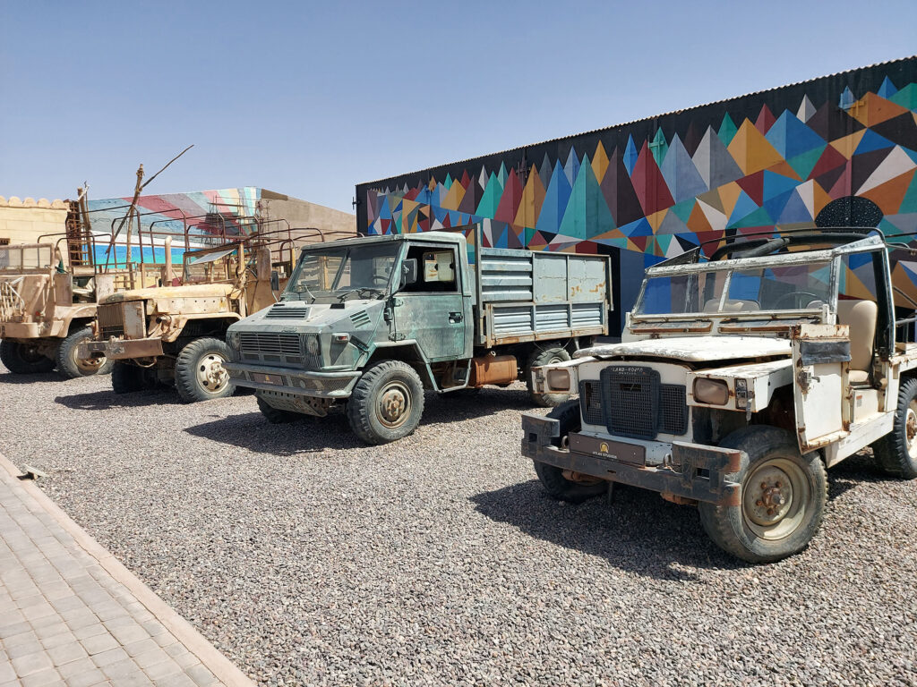 Black Hawk Down (2001) filming in Atlas Studio